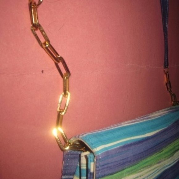 J. Renee Purples Blues Greens Convertible Clutch - Picture 7 of 7